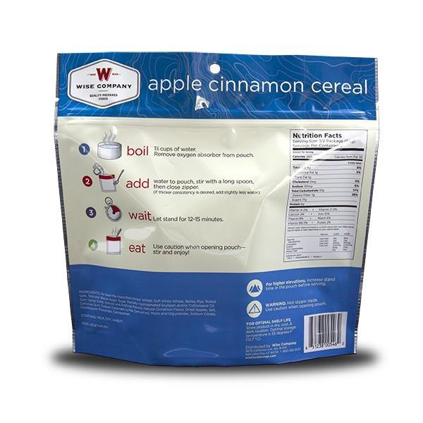 Apple Cinnamon Camping Food Supply (case of 6) - The Survival Prep Store