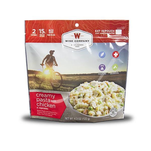 Creamy Pasta with Chicken Backpacking Camping Food (Case of 6) - The Survival Prep Store