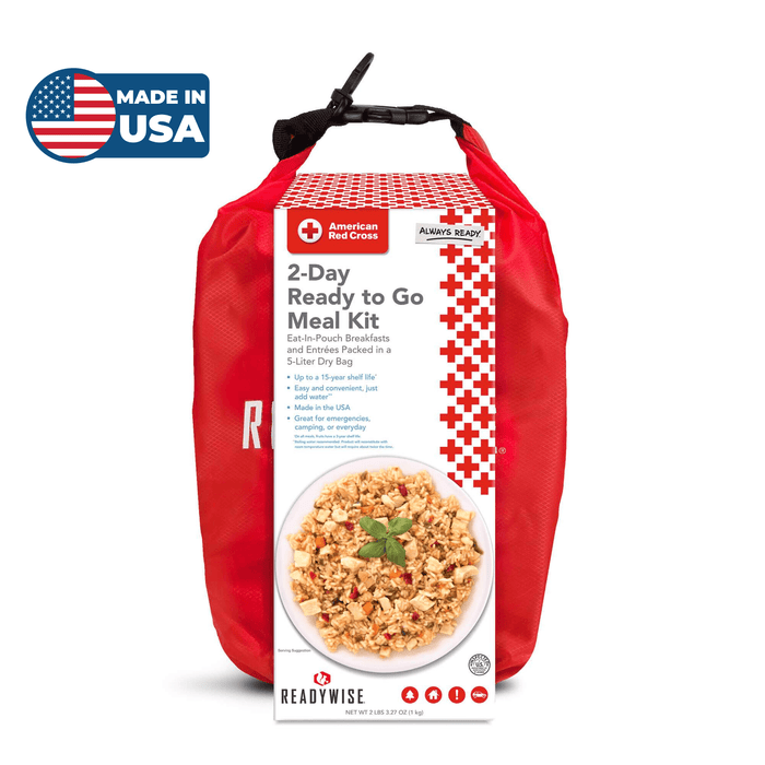 American Red Cross 2 Day Ready to Go Meal Kit by ReadyWise - The Survival Prep Store