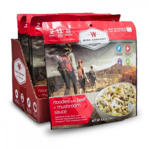 Creamy Beef and Noodles Backpacking/Camping Food (case of 6) - The Survival Prep Store