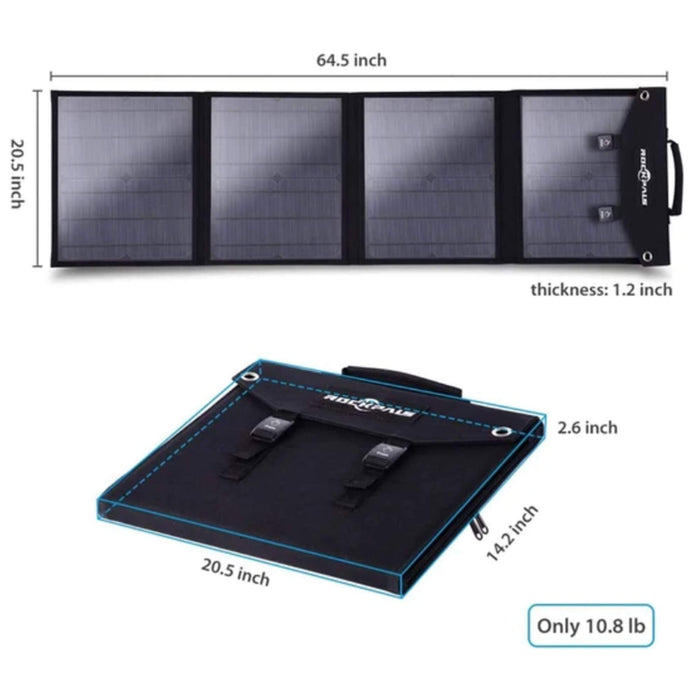 Rockpals 330W Power Station + 100W Solar Panel Kit - The Survival Prep Store